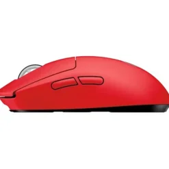 Logitech G PRO X SUPERLIGHT - Maus - optisch - 5 Tasten - kabellos - LIGHTSPEED - LIGHTSPEED-Receiver - Rot