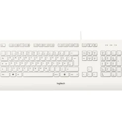 Logitech K280e USB Deutsch weiß (kabelgebunden)