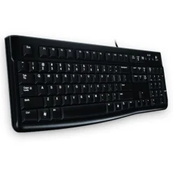 Logitech K120 Italienisch USB schwarz