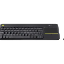 Logitech K400 Plus 2.4 GHz und USB Italienisch schwarz (kabellos)