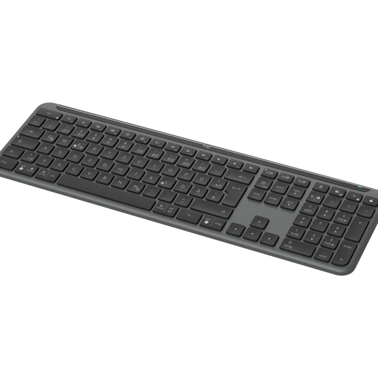 Logitech K950 Signature Slim USB und Bluetooth Deutsch schwarz (kabellos)
