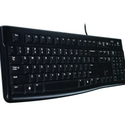Logitech K120 USB Deutsch schwarz (kabelgebunden)