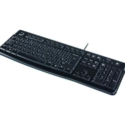 Logitech K120 USB Deutsch schwarz (kabelgebunden)