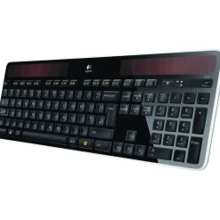 Logitech K750 USB Deutsch schwarz (kabellos)