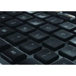 Logitech K750 USB Deutsch schwarz (kabellos)