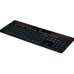 Logitech K750 USB Deutsch schwarz (kabellos)