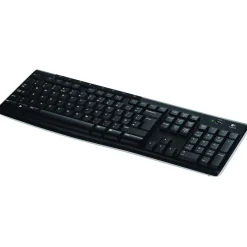 Logitech K270 USB Deutsch schwarz (kabellos)