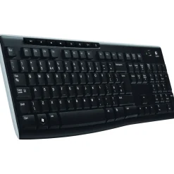 Logitech K270 USB Deutsch schwarz (kabellos)