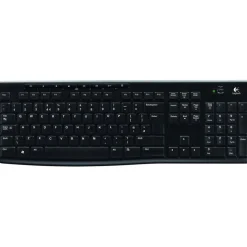 Logitech K270 USB Deutsch schwarz (kabellos)