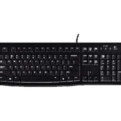 Logitech K120 USB Englisch schwarz (kabelgebunden)