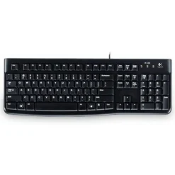 Logitech K120 USB Franzoesisch schwarz (kabelgebunden)
