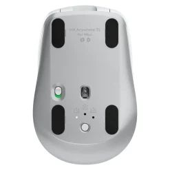 Logitech Master Series MX Anywhere 3S for Mac - Maus - 6 Tasten - kabellos - Bluetooth - Pale Gray