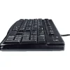 Logitech MK120 Englisch USB schwarz