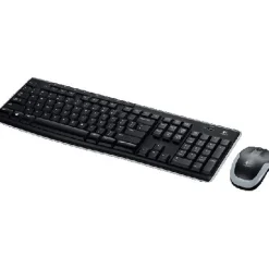 Logitech MK270 Englisch (US) 2.4 GHz schwarz