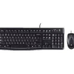 Logitech MK120 Schweizer Deutsch USB schwarz
