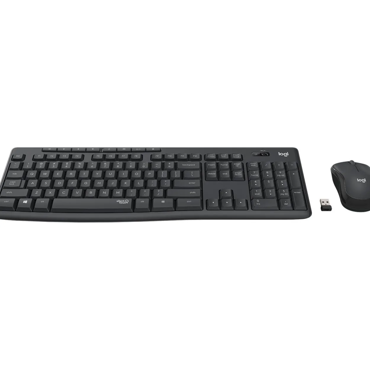 Logitech MK295 Silent Wireless Combo - GRAPHITE - UK - INTNL