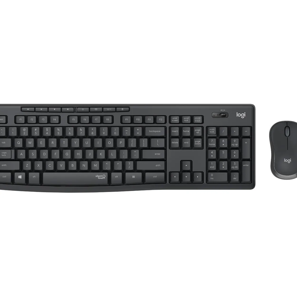 Logitech MK295 Silent Wireless Combo - GRAPHITE - UK - INTNL
