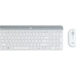 Logitech MK470 Slim Combo Deutsch 2.4 GHz und USB weiß