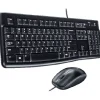Logitech MK120 USB Belgisch schwarz (kabelgebunden)