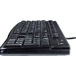 Logitech MK120 USB Belgisch schwarz (kabelgebunden)