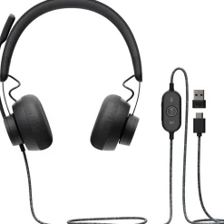 Logitech MSFT Teams Zone Wired schwarz