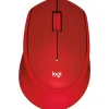 Logitech M330 Silent Plus USB rot (kabellos)