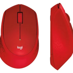 Logitech M330 Silent Plus USB rot (kabellos)