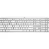 Logitech MX Keys S USB 2.4GHz Bluetooth Deutsch weiß/grau (kabellos)