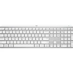 Logitech MX Keys S USB 2.4GHz Bluetooth Deutsch weiß/grau (kabellos)