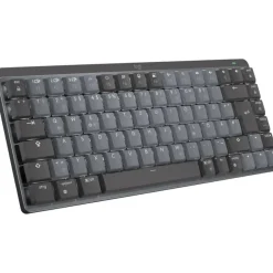 Logitech MX Mechanical Mini Kailh Choc V2 LOW PROFILE Brown USB und Bluetooth Deutsch grau (kabellos)