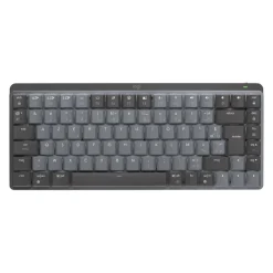 Logitech MX Mechanical Mini Minimalist Wireless Illuminated Keyboard (FR) - 2,4GHZ/BT - N/A - CENTRAL - TACTILE grau