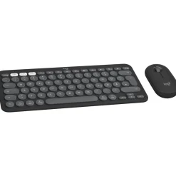 Logitech Pebble 2 Combo for Mac Deutsch USB und Bluetooth schwarz/grau