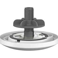 Logitech Rally Mic Pod table mount, off-weiss