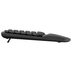 Logitech Wave Keys USB 2.4GHz Bluetooth Deutsch Graphite (kabellos)
