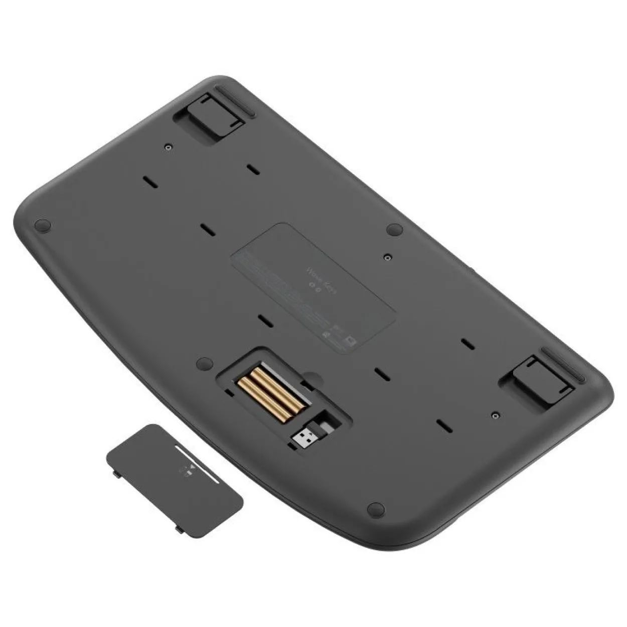 Logitech Wave Keys USB 2.4GHz Bluetooth Deutsch Graphite (kabellos)