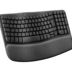 Logitech Wave Keys USB 2.4GHz Bluetooth Deutsch Graphite (kabellos)