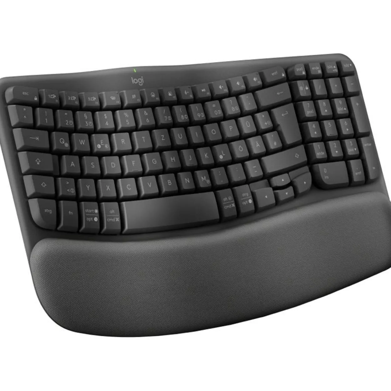 Logitech Wave Keys USB 2.4GHz Bluetooth Deutsch Graphite (kabellos)