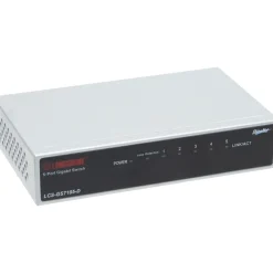 Longshine Gigabit Switch, 5-Port, LCS-GS7105-E Metall