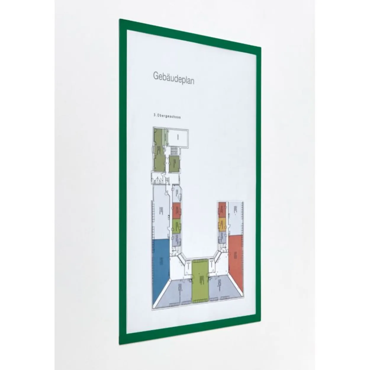 magnetoplan Magnetrahmen grün A4, 5 St.