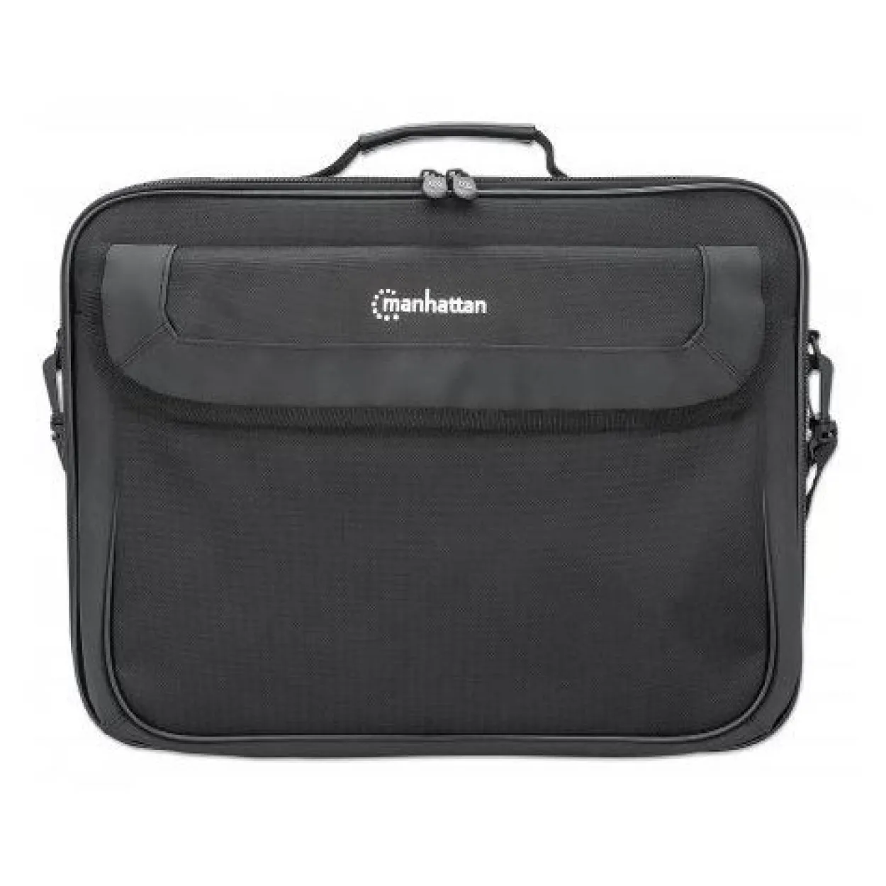 Manhattan Cambridge Clamshell Notbooktasche 15,6" schwarz