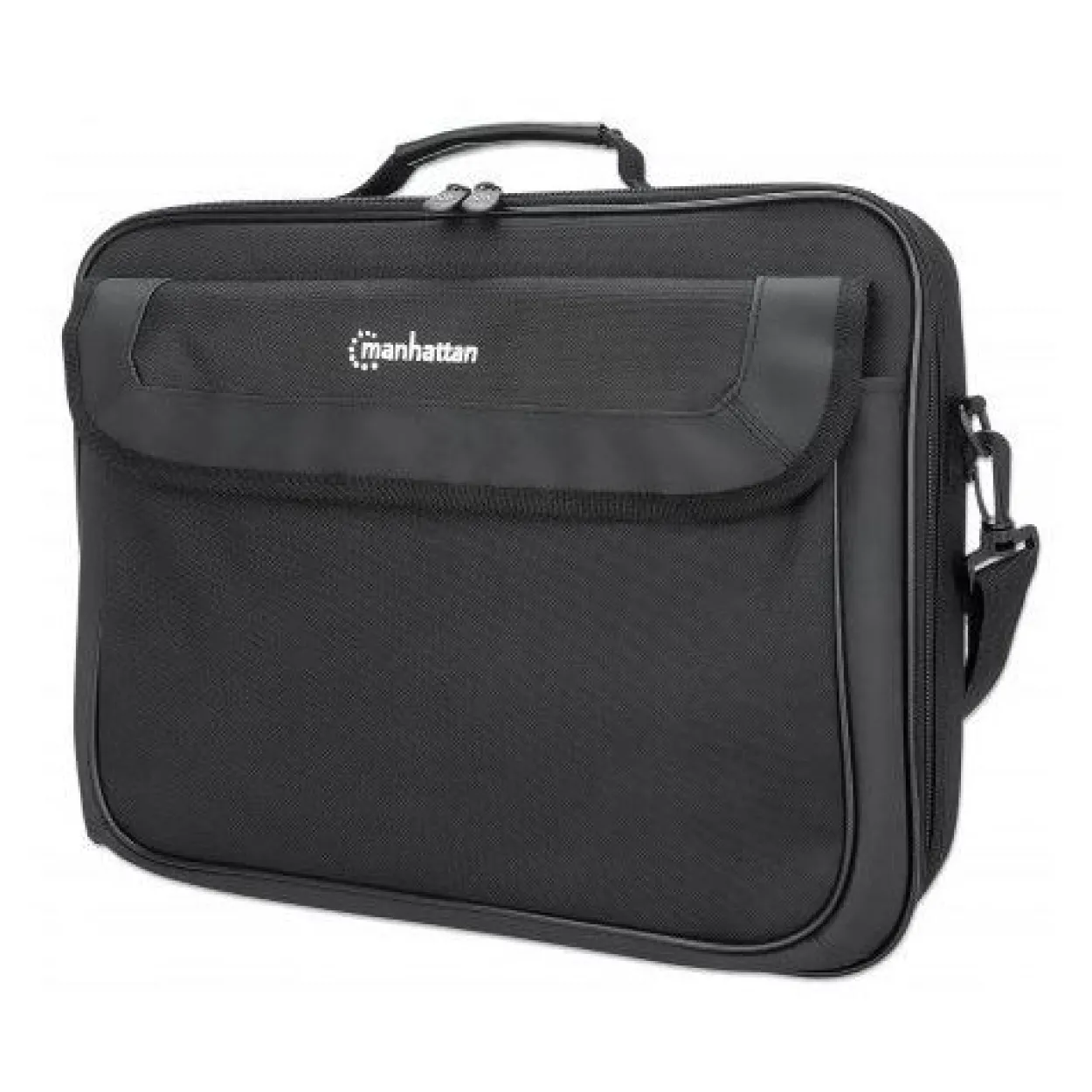 Manhattan Cambridge Clamshell Notbooktasche 15,6" schwarz