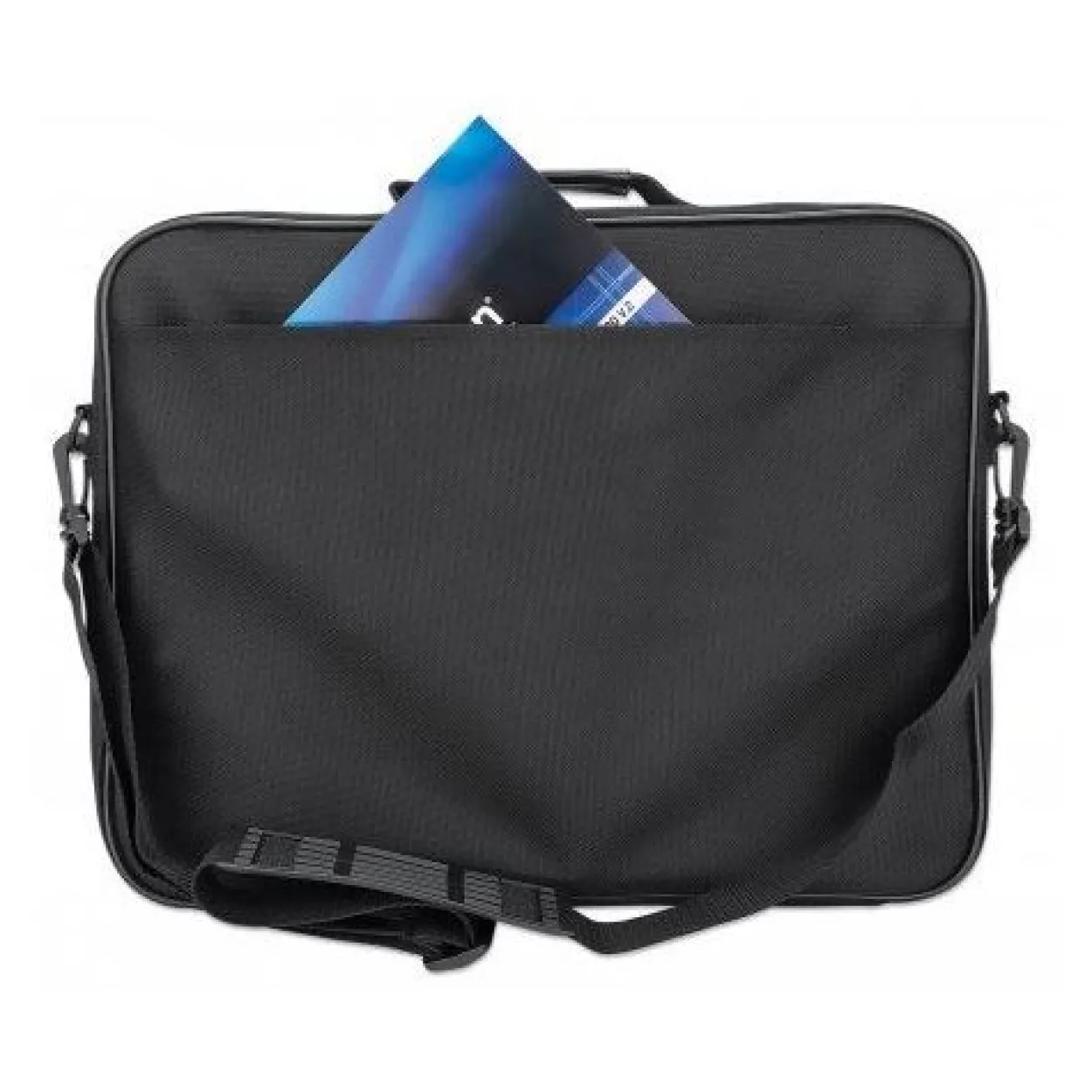 Manhattan Cambridge Clamshell Notbooktasche 15,6" schwarz