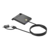 Manhattan Chipkartenleser mit USB-C / USB-A Kombo-Stecker