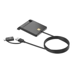 Manhattan Chipkartenleser mit USB-C / USB-A Kombo-Stecker