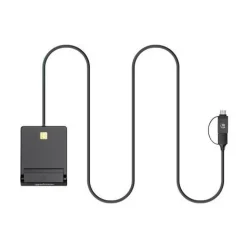 Manhattan Chipkartenleser mit USB-C / USB-A Kombo-Stecker