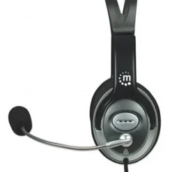 Manhattan Classic Stereo Headset schwarz/silber