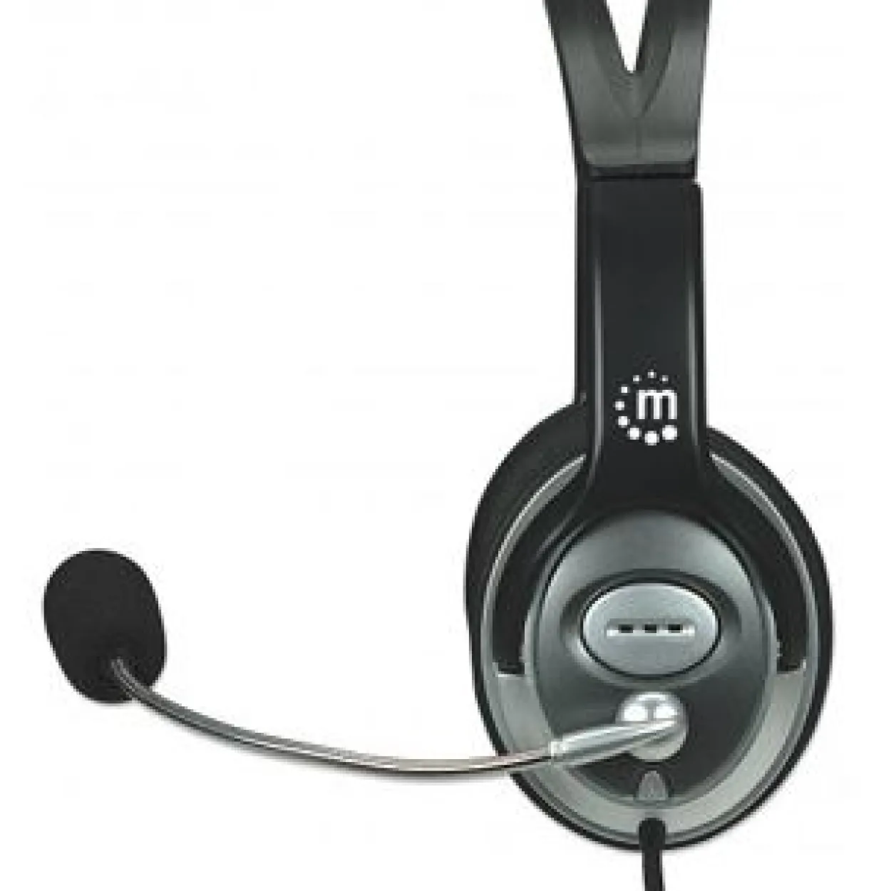 Manhattan Classic Stereo Headset schwarz/silber