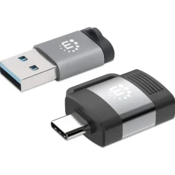 Manhattan 2er Set USB-C auf USB-A & USB-A auf USB-C-Adapter