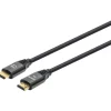 Manhattan HDMI Anschlusskabel HDMI-Stecker auf HDMI-Stecker Schwarz 60 Hz / 8K