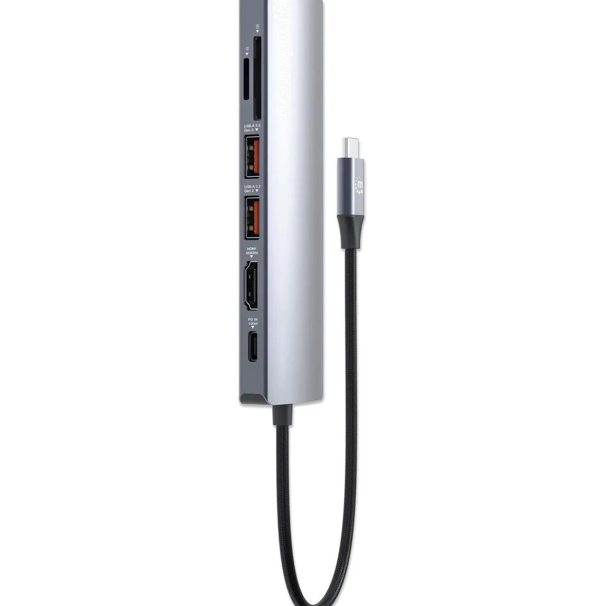 Manhattan 7-in-1 4K USB-C Dockingstation 1xHDMI 2xUSB 10Gb/s